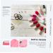 VINTORKY nail polish head box nail tech organizers and storage nail drill organizers nail grinding head holder nails drill bits nail supplies nail art salon goods plastic Accessories clean - Buy Online on GoSupps.com