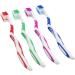 8Pcs Soft Toothbrushes for Adults and Kids 19cm Travel Toothbrush with Extra Soft and Gentle Bristle for Oral Hygiene of 3+Y Kids 8 Pack - Buy Online on GoSupps.com