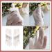 Beatifufu 1 Pair Grooming Gloves Silk Mittens Dry Hands Gloves Moisture Wristband Night Moisturizing Gloves Dry Cracked Hands Gloves Hydrating Gloves Repair Lining White Silk - Buy Online on GoSupps.com
