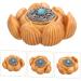Shop Gatuida Auto-Decor Wooden Buddha Massage Plate | Hand-Carved Home D cor Trailer Jeweling | 3.2x2.7cm Sandalwood Figure - Buy Online on GoSupps.com