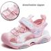 HOBIBEAR Kids Closed Toe Sports Sandals | Summer Water Shoes for Boys & Girls, Size 10 Toddler - Pink - Buy Online on GoSupps.com
