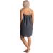 XX-Large Dark Gray Quick Dry Waffle Spa Wrap with Adjustable Closure | Lightweight Bath Robe Direct - Buy Online on GoSupps.com