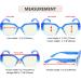 Eyekepper 4-Pack Women's Large Frame Blue Light Blocking Reading Glasses - 0.0 Magnification - Buy Online on GoSupps.com