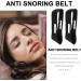 Healifty Chin Strap 2Pcs - Anti Snoring Facial Exerciser for Snoring Solution - Unisex Snore Straps in Black - Buy Online on GoSupps.com