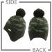 XIAOHAWANG Knitted Baby Hat with Fleece Lining and Pompom - Army Green | 9-24 Months - Buy Online on GoSupps.com