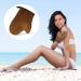 Molain Self Tanning Mitt - Best Self-Tanner Applicator Glove for Lotion Foam & Spray | Perfect for Face Arms & Outdoor Shine | Dark Bronze Remover & Skin Care (1 PC Brown - Buy Online on GoSupps.com
