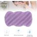 Konjac Facial Sponge Cleaner Sponge Made of Vegetable Fiber Clay Sponges for Normal Sensitive Skin Dirty Peeling Bathroom Sponge Dry Condition Long Wave (Lavender Violet) - Buy Online on GoSupps.com