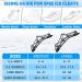 Sfee Ice Cleats - Anti-Slip Snow Grips Crampons for Shoes/Boots | Portable Traction for Walking, Climbing, Hiking, Fishing | Outdoor Running Gear with 2 Velcro Straps - Black (Large) - Buy Online on GoSupps.com