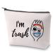 ZJXHPO Forky Toy Story Inspire Gift Forky I'm Trash Makeup Bag Funny Zipper Pouch (CA-I'm Trash)