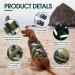 Kuoser Dog Life Jacket - Durable & Buoyant Dog Swimming Vest for Small Medium & Large Dogs - High Safety in Green Camouflage - Buy Online on GoSupps.com