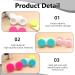 8-Pack Colorful Leak-Proof Travel Contact Lens Containers - Portable Storage Set - Buy Online on GoSupps.com