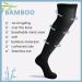 Athlemo Men's Bamboo Diabetic Over Knee Socks - 4 Pack, Black/White, Size 10-13 - Buy Online on GoSupps.com