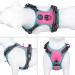 Phoepet XL Reflective Dog Harness - Adjustable Vest with Training Handle 2 Metal Hooks & Snap Buckles - Rosa - Buy Online on GoSupps.com