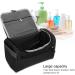 Jerliflyer Waterproof Storage Bag for Razors & Travel Essentials - Portable Shampoo & Washing Organizer for Men & Women (Black) - Buy Online on GoSupps.com
