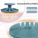 Soft Silicone Body Scrubber - Handheld Exfoliating Shower Brush for All Skin Types (Black) - Buy Online on GoSupps.com