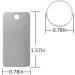 StayMax 25 Pack Stainless Steel Rectangle Stamping Blanks with One Hole - Buy Online on GoSupps.com