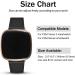 Cemika Leather Bracelet for Fitbit Sense/Versa 3/Versa 4 - Durable Replacement Strap with Stainless Steel Closure - Stylish Black/Rose Gold for Men & Women - Buy Online on GoSupps.com