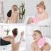 Exfoliating Gloves 3Pcs Body Scrub Glove Bath SPA Exfoliating Mitts Dual-Sided Deep Clean Exfoliation Scrubbing Mitt Dead Skin Remover Glove Deep Body Scrubber for Women and Men(Pink) - Buy Online on GoSupps.com