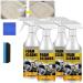 Cohbskj Homebbc Foam Cleaner Multi-Purpose Foam Cleaner Foam Cleaner For Car Car Interior Foam Cleaner Foam Cleaner All Purpose Interior Car Cleaner (4PCS)