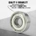 Rollerex 608ZZ ABEC-1 Wheel Bearings - 20-Pack Carbon Steel for Roller Skate Wheels, Inline, Roller Blade, Skateboard, RipStik & More - Buy Online on GoSupps.com
