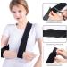 Adjustable Padded Arm Sling for Shoulder Injury - Adult Shoulder Support for Fixation of Joint Dislocation, Post-Operative Care, and Arm Fractures - Black - Buy Online on GoSupps.com