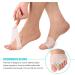 Metatarsal Pads Bunion Corrector with Gel Toe Separator - Forefoot Cushion for Callus, Pedicure & Yoga - Buy Online on GoSupps.com