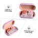 LALAFINA 3 Series Box Colored Lenses - Premium Syal Lens Container & Organizer Set | Local Mirror Housing & Foil | 3PCs (9.5x5.5cm) - Multi-functional Hastering Suite - Buy Online on GoSupps.com