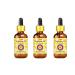DEve Herbes Pure F rberdistel Oil (Carthamus Tinctorius) with glass dripper natural therapeutic quality cold -pressed (pack of three) 100ml x 3 (10 oz)