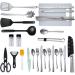 IRONSTEN Camping Cooking Utensils Set - Portable Cookware Kit for RV, Tent, and Outdoor Picnics - Buy Online on GoSupps.com