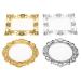 NOLITOY 4pi ces Pr sentoir Vernis Ongles R sine Palette de M lange Vintage pour Nail Art Support de Pr sentation pour Peinture Ongles Gel et Maquillage