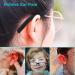 Xinsuo 4 Pairs Soft Cotton Glasses Ear Pads | Non-Slip & Elastic Comfort Accessories for Glasses & Sunglasses (Gray/Black) - Buy Online on GoSupps.com