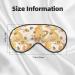 Shop Groovy Floral Adjustable Sleep Mask | Double-Sided Soft Eye Covers for Perfect Shading & Eye Edema Relief - International Shipping Available - Buy Online on GoSupps.com