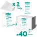 Medrull Sterile Ultrasoft Non-Woven Compresses - 4 Layer 10x20 cm Pack of 40 (20 Bags) | Best for Wound Care - International Shipping Available - Buy Online on GoSupps.com