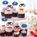 MonMon & Craft Congrats Officer Cupcake Toppers/Future Police Graduation Cupcake Decor/Class of 2024 Cupcake Toppers/Police Academy Graduation Party Cupcake Decorations Black Blue Glitter 24 Pcs - Buy Online on GoSupps.com