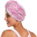Pink Mermaid Scales Dry Hair Cap & Towel Set - Quick Drying Super Absorbent Soft Comfort - Buy Online on GoSupps.com