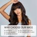 Testar Dark Brown Long Wavy Wigs for Women - Natural-Looking Synthetic Curly Ponytail Wig for Daily & Party Use - Buy Online on GoSupps.com