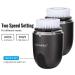 Electric Vibrating Sonic Facial Brush Cleansing Waterproof for Skin Face Exfoliating Removing Blackhead Deep Cleaning with 2 Working Speed of Men and Women 1 Black - Buy Online on GoSupps.com