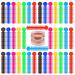 QUUPY 1040pcs Multicolor Orthodontic Ligature Ties O-Rings Braces Elastic Bands Used in Braces
