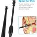 JIANYI Ear Pick Earwax Removal Kit - 6 Piece Set with Storage Box and Cleaning Brush - Black Medium - Buy Online on GoSupps.com