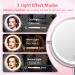 ALHAKIN Rechargeable Lighted Makeup Mirror - 1X/10X Magnifying, 8 Inch Dimmable with 3 Color Lights - Buy Online on GoSupps.com