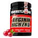 Powerstar arginine high end |500g L-arginine powder high dose & vegan |German production according to IFS |100% L-arginine base without sugar additive |Maximum nutrient supply |cranberry