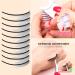 Reusable Self Adhesive Eyelashes Set - 2 Pcs with 10 Waterproof Strips | Easy to Apply False Eyelashes for Natural Look - Buy Online on GoSupps.com