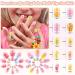 144 Pcs Kids Press On Nails - Short Glitter Fake Nails for Girls | Pre Glue Acrylic Nail Art Decoration - Buy Online on GoSupps.com