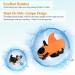 SUNFURA Small Orange Dog Shark Life Jacket | Ripstop Vest for Swimming Pool | Rescue Handle & Superior Buoyancy | Pet Preserver for Boating - Buy Online on GoSupps.com