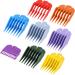 8 Pieces Hair Clipper Guards Attachments Hair Clipper Guide Combs Replacement Guards for Universal Hair Clipper Replacement Lengths from 1/8 to 1 Inch (3-25 mm)