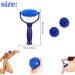 Premium 3-Piece Massage Ball Set | Fascia Roller Hedgehog Foot Massager & Handle Massage Roller for Deep Tissue Relief - Buy Online on GoSupps.com