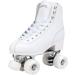 Retro Quad Roller Skates - White, Women's 10 / Men's 9 - Structured Boot - Buy Online on GoSupps.com