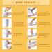 PINKZIO Hair Removal Roll On Wax Refill 3 Pack - Depilatory Wax Roller for Legs and Arms - 3.52 Ounce Honey Formula - Buy Online on GoSupps.com