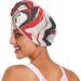 Super Absorbent Liquid Marble Hair Towel 2 Pack Quick Dry Turbans for Women & Girls | Red Gray White Black - Buy Online on GoSupps.com