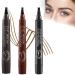 Generic 2024 New Waterproof Brow Pencil with Micro-Fork Tip Magic Eyebrow Pencil 3D Waterproof Microblading Eyebrow Pen (3pcs-C)